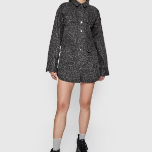 Alfie Leopard Utility Dress