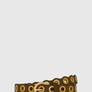 Scalloped Grommet Belt