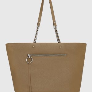 Top Zip Chain Tote