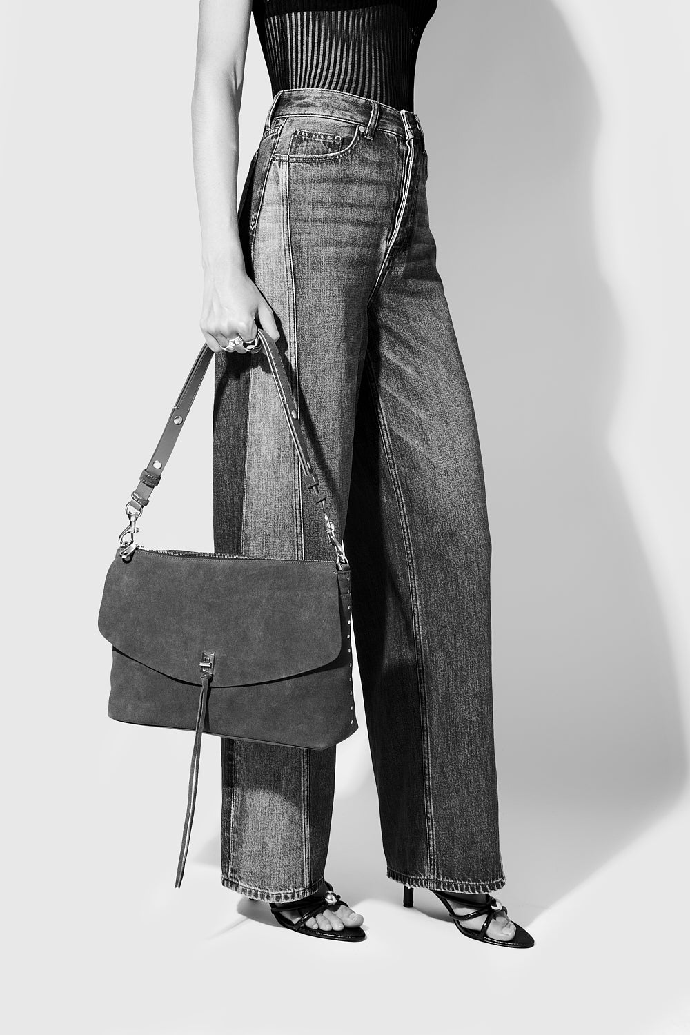 Darren Large Top Zip Shoulder Bag - Image 4