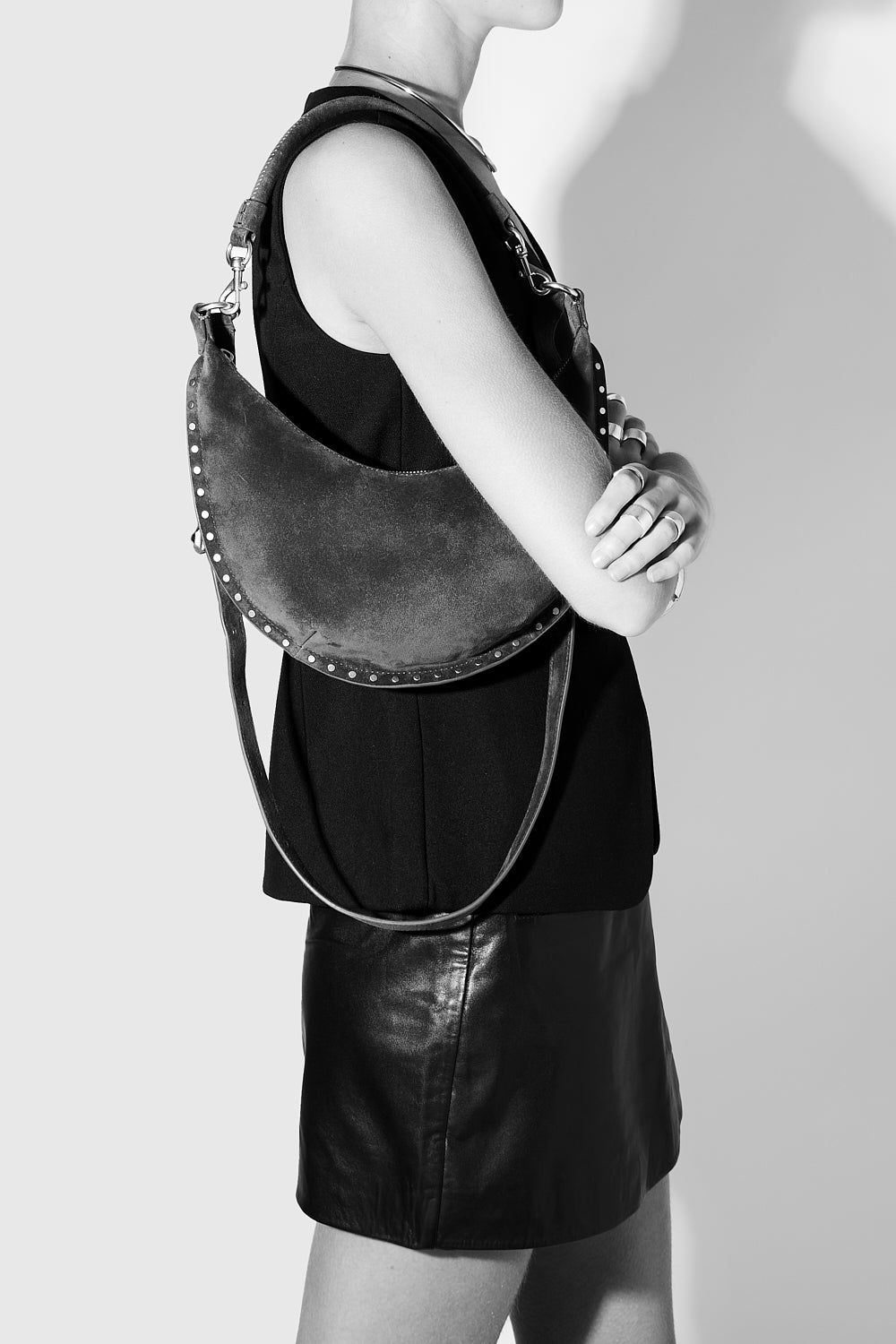 Darren Small Crescent Crossbody - Image 5