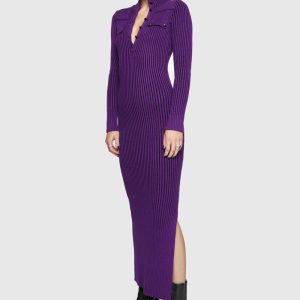 Alana Military Henley Sweater Dress