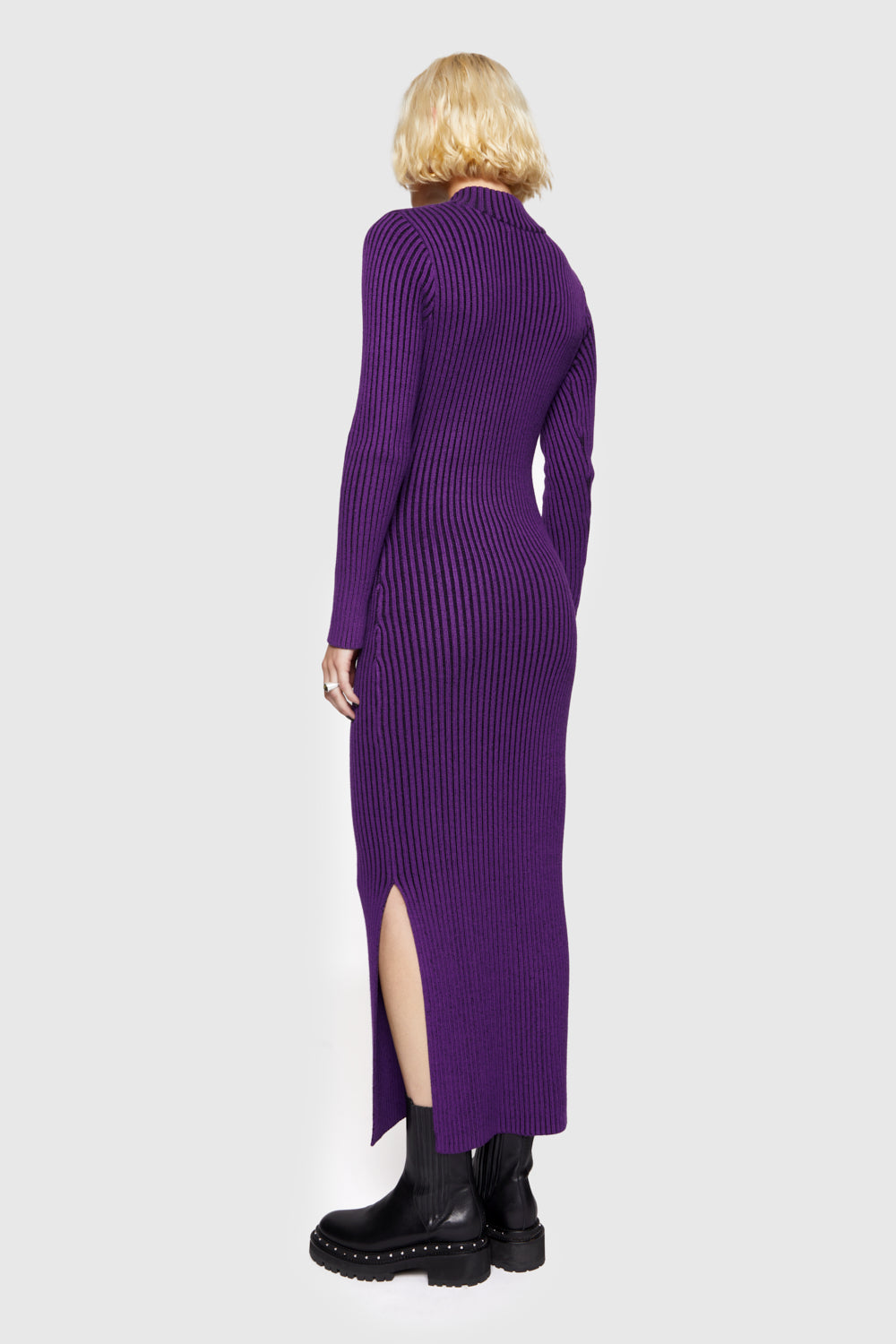 Alana Military Henley Sweater Dress - Image 3