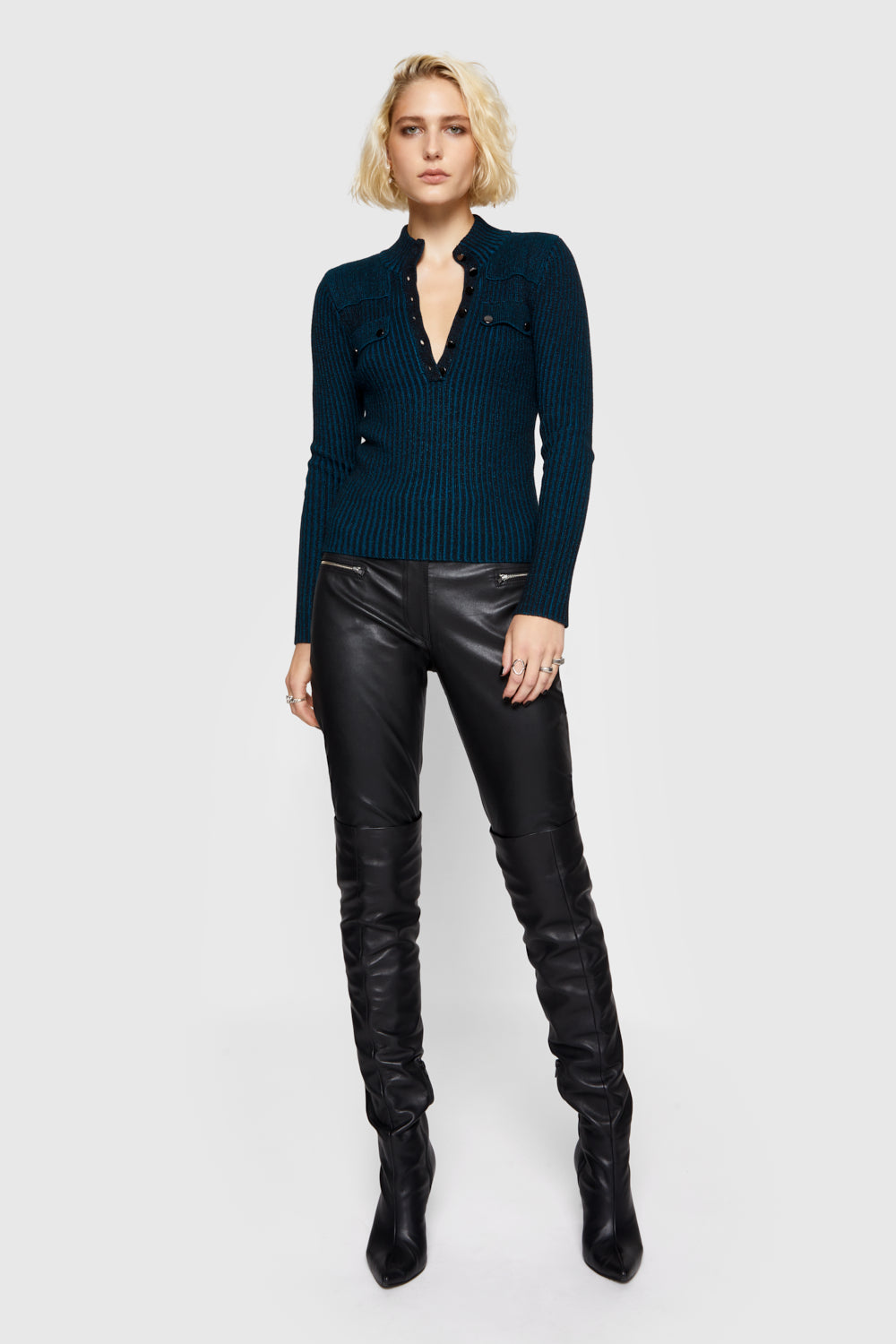 Alana Military Henley - Image 2