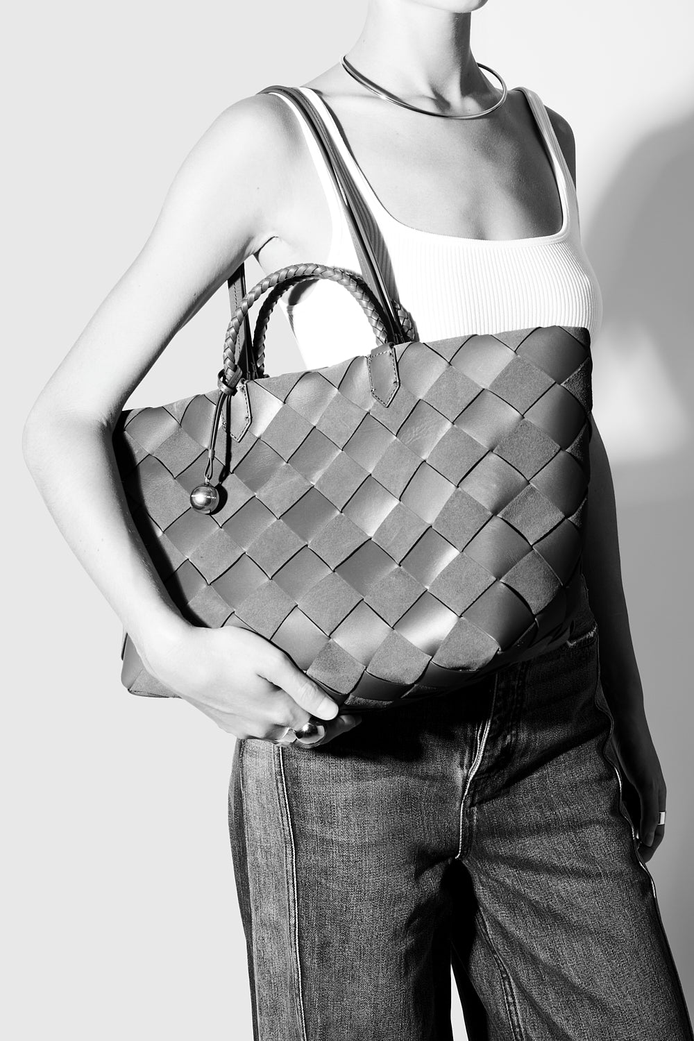 Frankie Woven Tote - Image 5