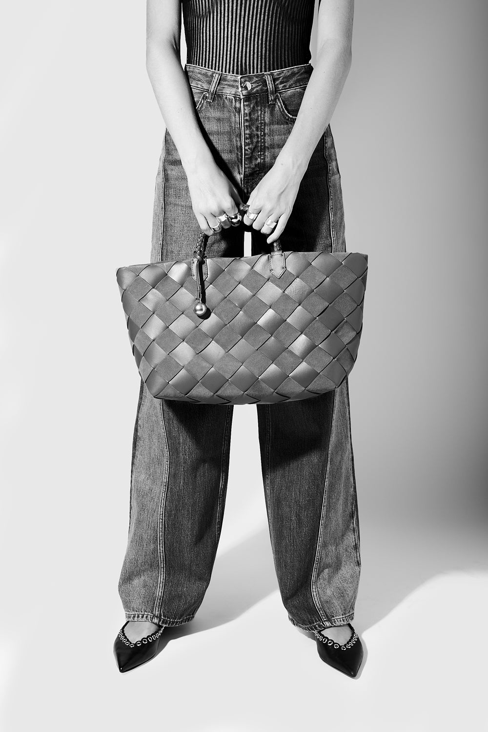 Frankie Woven Tote - Image 6