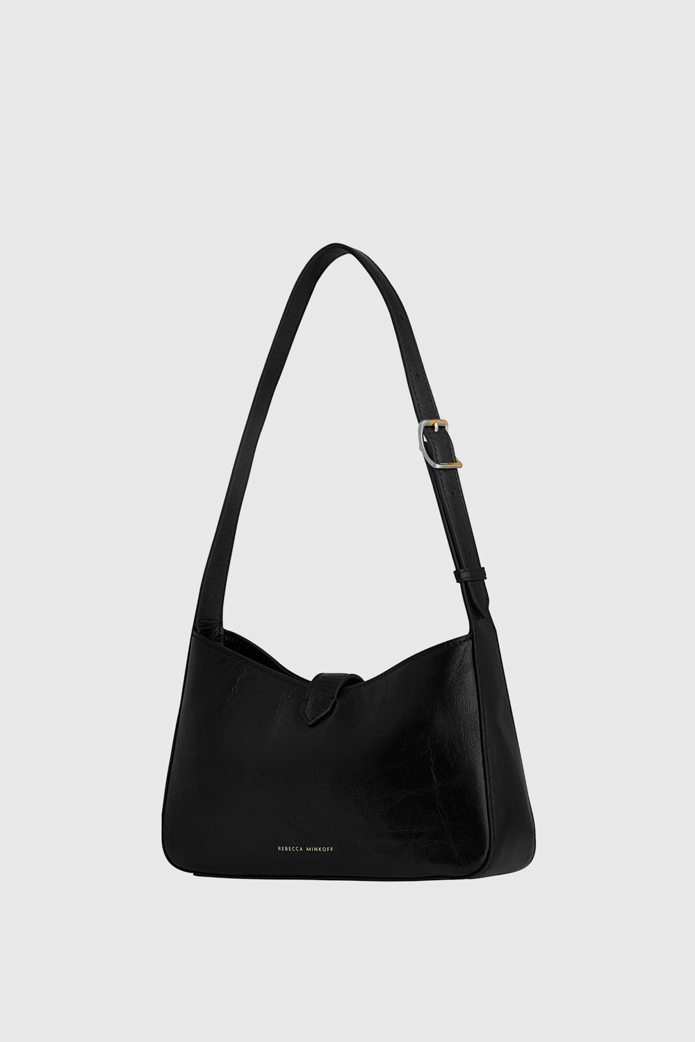 Megan Small Shoulder Bag With Heart Studs - Image 2