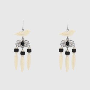 Western Bird Fringe Earring