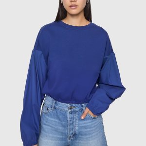 Julia Combo Long Sleeve Top