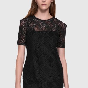 Cara Lace Short Sleeve Dress