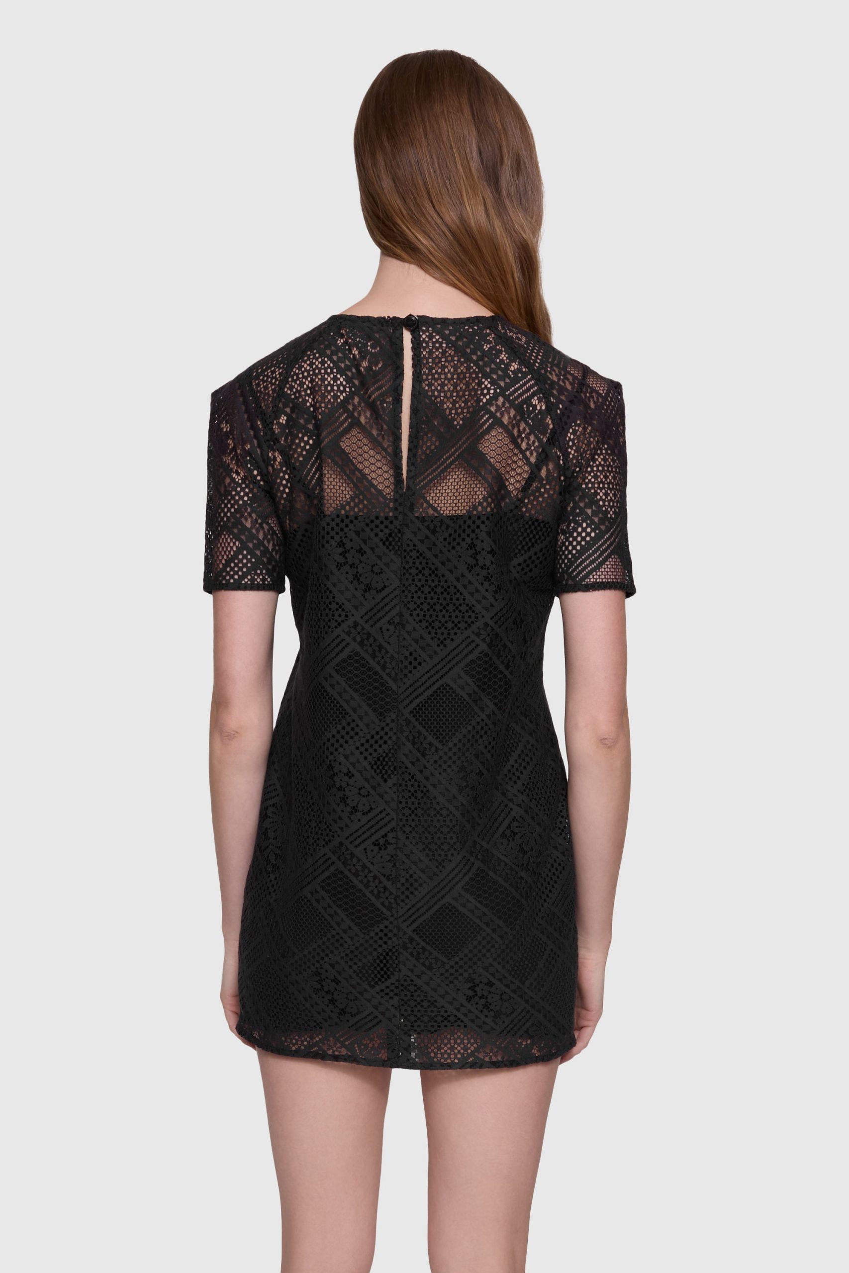 Cara Lace Short Sleeve Dress - Image 3
