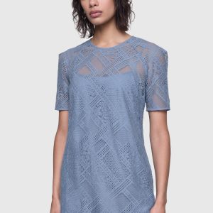 Cara Lace Short Sleeve Dress