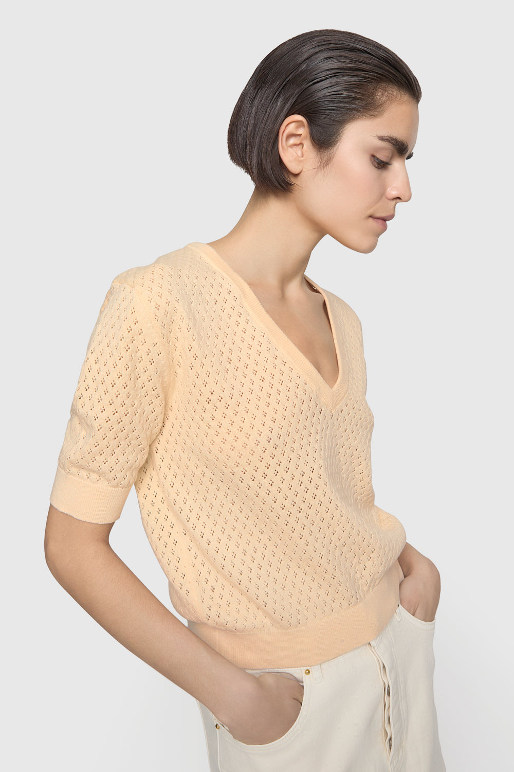 Nova Pointelle Sweater - Image 3