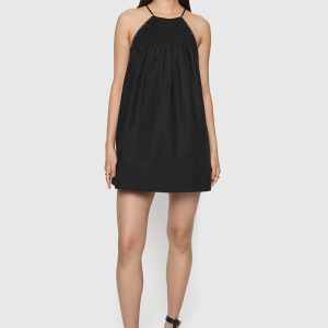 Beth Smocked Mini Dress