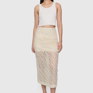 Jaci Midi Lace Skirt