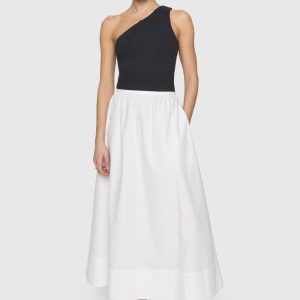Meg Gathered Midi Skirt