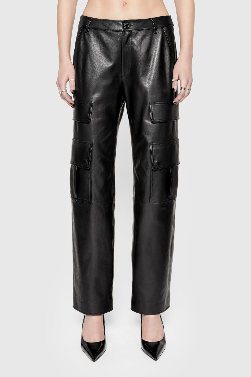 Bowie Leather Cargo Pant - Image 3