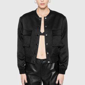 Lucy Satin Bomber