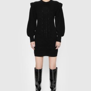 Daisy Cable Mini Sweater Dress