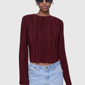 Calista Pleated Top