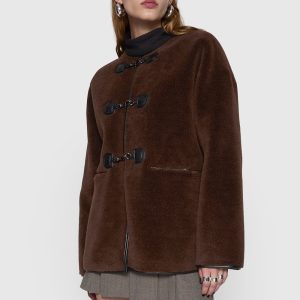 Shearling Toggle Jacket