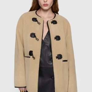 Shearling Toggle Jacket