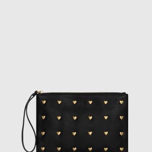 Heart Studded Wristlet